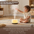 Harindiver 500ml 4-in-1 Humidifier,7 Essential Oil Diffuser,Quiet Ultrasonic Aromatherapy Color LED Lights,Timer