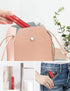 LISAPACK 8ML Atomizer Perfume Spray Bottle for Travel, Empty Refillable Cologne Dispenser, Portable Sprayer, Red