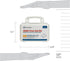 First Aid Only 90754 ANSI A 10-Person Emergency First Aid Kit - 71 Pieces for Home, Work, Travel