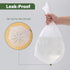 Jaoul 4 Gallon Trash Bags, 200 Counts, Unscented Strong Bathroom Garbage Bags, White