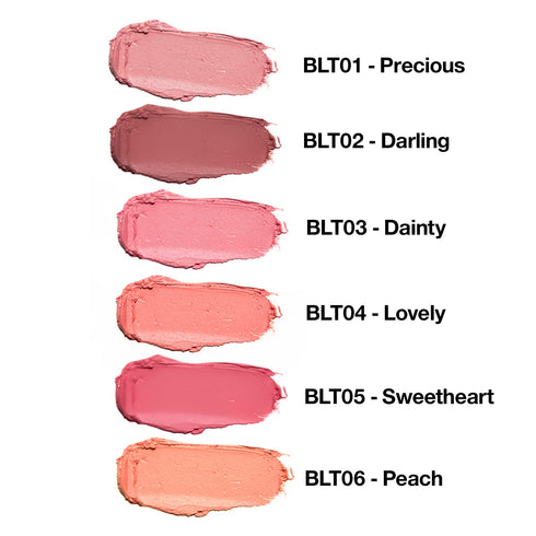Palladio I'm Blushing 2-in-1 Cheek and Lip Tint, Buildable Cream Blush, Hydrating Multi Stick, Sheer Shimmery