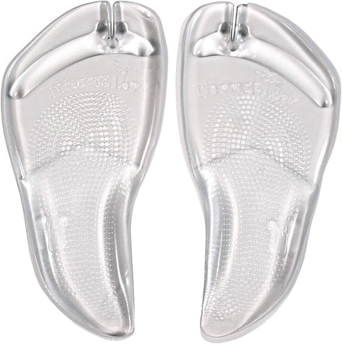 Arch Support Insoles for Sandals and Flip Flops, 3/4 Foot Cushion for Plantar Fasciitis, Adhesive Back, Comfortable