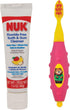 Vary,1 Set NUK Toddler Tooth and Gum Cleanser with Toothpaste, Colors May