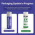 ViCep 6-Pack ER14505 3.6V LS14500 2700mAh AA Lithium Battery Li-SOCL Compatible for Home Security System, Meter Reading