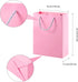 Zonon Back to School Gift Boxes, 9 x 7 x 3'' Luxury Gift Bags with Lid, Ribbon, Greeting Card, Tissue Paper (Pink)