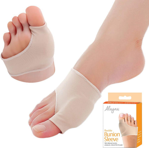 Alayna Bunion Corrector Gel Pad Cushion Splint for Men & Women, Orthopedic Bunion Protector (2 PCS) (Small)