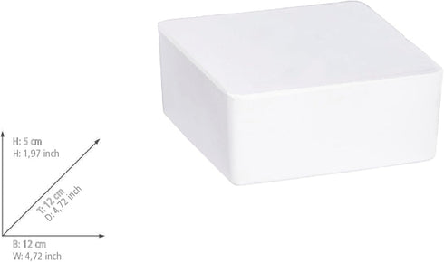 WENKO Cube Refill for Dehumidifier, 2800 Cubic Feet Reach, Humidity Absorber for Bathroom, Bedroom, Large, White