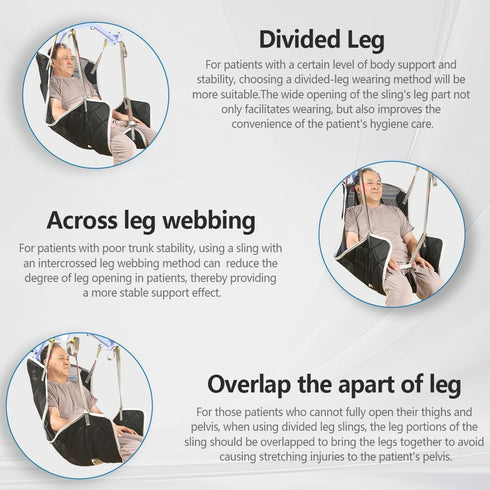 Shower,500lbs EZ Assistive Easy Fit Full Body Lift Sling,Patient Lift Sling for Transfer,Lift Sling for Toileting,Lift