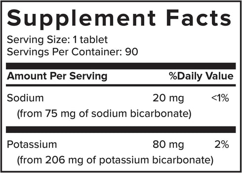 Alkalife pH Balance Pills, Patented Alkaline Sodium & Potassium Supplement, 90 Tablets