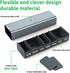 TecQach 7 Metal Weekly Pill Organizer Day,Removable Comparments Daily Pill Box, Travel Pill Case, Large Capacity Cute