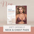 Neck and Chest Wrinkle Pads, Anti-Aging Skin Firming Lift for Fine Lines & Sagging, Reusable Silicone Pads