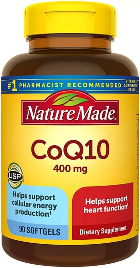 Nature Made CoQ10 (Coenzyme Q 10) 400 mg Softgels, 1 Pack