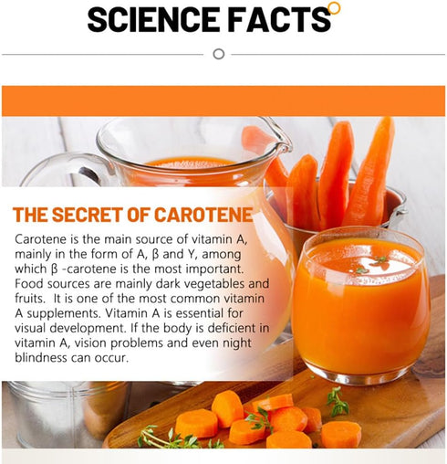 AIHIYO Carotene Soft Capsule, 500mg Beta Carotene Supplement with 25000 IU, 100 Count for Healthy Skin and Eyes