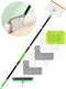 Nicecastle 4-in-1 Baseboard Cleaning Tool with Handle 5 Reusable Pads 1 Stiff Bristle