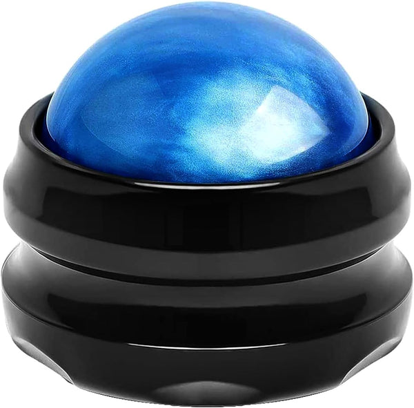 WOVTE Massage Ball, Lacrosse Balls Self Massage Tool for Sore Muscles, Deep Tissue, Trigger Point, Yoga Release (Blue)