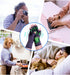 Donfri 2 Pairs Fingerless Arthritis Compression Gloves for Pain Relief, Anti-Slip, for Women and Men, S Size