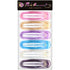 RC ROCHE ORNAMENT 6 Pcs Women's French Barrette Classic Duckbill Alligator Hair Decor Clips Medium Transparent