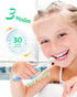 NELL&WELL Kids Electric Toothbrush, 2-Min Timer, 3 Modes, IPX 7 Waterproof, Battery Powered for Ages 3+