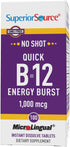 Superior Source Quick Vitamin B12 Energy Burst, 100 Tablets