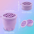 Makeup Brushes Cleaner Mat with Storage Holder, Portable Washing Tool, 2 In 1 Silicone Brush Cleaner Pad