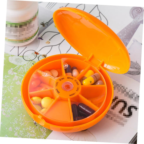 XCHOKPDG 3sets 7 3pcs*3/1353 Compartments Medicine Pill Medication Organizer Medicine Dispenser for Travel Organzier