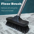 Push Broom Brush Stiff Bristles Floor Cleaning Brush Multi-Purpose Scrubber Brushes for Bathroom Bathtub Tile Floor