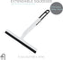 Bath Bliss Chrome Extendable Suction Hook Squeegee