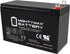 Mighty Max Battery ML9-12NB -12 Volt 9 AH, Nut and Bolt (NB) Terminal, Rechargeable SLA