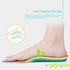 Kids Running Gel Insoles, Shock Absorbing Arch Support Silicone Material, Big Kid US 3.5-4