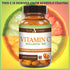 100% Natural Vitamin C from Acerola Cherry, 250 mg Citrus Bioflavonoids, 60 Capsules