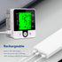 Talking Digital Wrist Blood Pressure Monitor, Automatic Machine with Rechargeable Cuff for Home Use, Large LCD Display