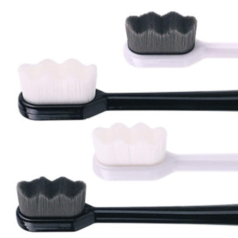 Extra Soft Toothbrush for Sensitive Gums and Teeth, 20,000 Ultra Soft Bristles, Micro-Nano Toothbrush (2 Pack)