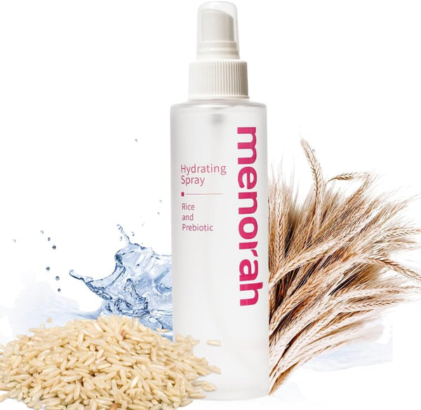 menorah skincare Hydrating Spray - Soothing Facial Spray with Rice and Prebiotic, Hydrating Toner for All Skin Types