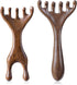 WHFDCai 2 Pack Wooden Massage Comb, Multi-Functional Handheld Head Massage Tool, Acupoint Massager,