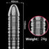 Sponver 4 DesignsPack 4 Threaded Condom Male Condom Adult Lock Crystal Sleeve of Transparent