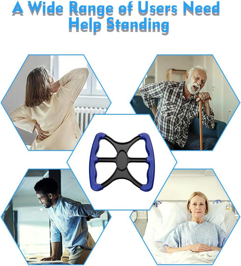 Lixternum Liberty Lift Standing Aid for Elderly, Handicap Bar Portable Lift Assists Standing with Non-Slip Grip Handle