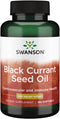 Swanson Black Currant Seed Oil - Herbal Supplement for Immune System & Heart Health Support - (180 Softgels, 500mg Each)