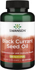Swanson Black Currant Seed Oil - Herbal Supplement for Immune System & Heart Health Support - (180 Softgels, 500mg Each)