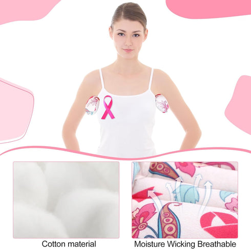 Juexica 4 Pcs Lymphedema Axilla Pillow - Mastectomy Recovery Pillow for Sleeping, Post Breast Surgery Pain Relief