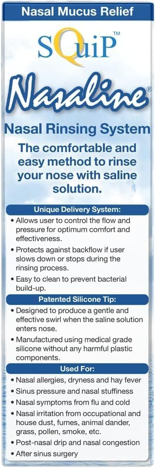 Adult Nasal Irrigation Device, Nasaline, 1 Each