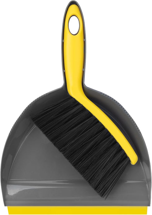 Small Dustpan and Broom Set, Mini Handheld Dust Pan with Cleaning Brush Combo for Home, Desktop, Pet Care