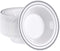 SETUP 12 oz. Disposable Plastic Soup Bowls, 50 Piece with Silver Rim - Heavy-Duty for Party, Wedding, and Occasions