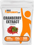 BulkSupplements.com Cranberry Extract Powder - 500mg per Serving, Vegan & Gluten Free, 250g