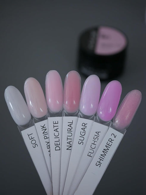 IN.HYPE UV/LED Hard Builder Gel for Nail Extension/Strengthening, Soft #4 Sculpting Color UV Gel