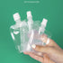 UtySty 30 Pack 1.7OZ 3.5OZ 8OZ Liquor Pouches with Screw on Cap Disposable Drink Pouches Beverage Bags Portion Juice