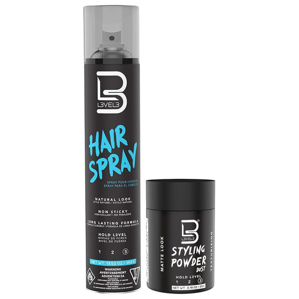 L3 Level 3 Hair Spray - Long Lasting Strong Hold Hair Spray for Men and Women, Suitable for All Hair Types