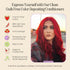 INH Semi Permanent Hair Color - Ruby Red Hair Dye, 6oz Color Depositing Conditioner, Vegan & Ammonia Free