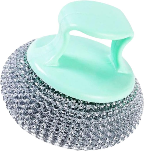 Ywmsfl Steel Scrubber for Cookware Detachable Scrubbing Head Efficient Tool Efficient Grease Removal Kitchen Essential