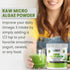 AKI Marine Phytoplankton Powder - Source of Raw Omega-3 EPA Micro Algae for Overall Wellness, Vegan & GMO Free (2 Oz /