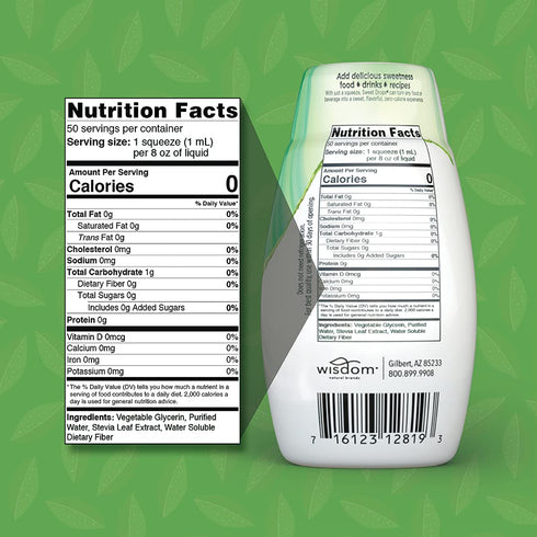 SweetLeaf Sweet Drops Liquid Stevia Sweetener - SteviaClear, 1.7 Ounce (SD-CLR)